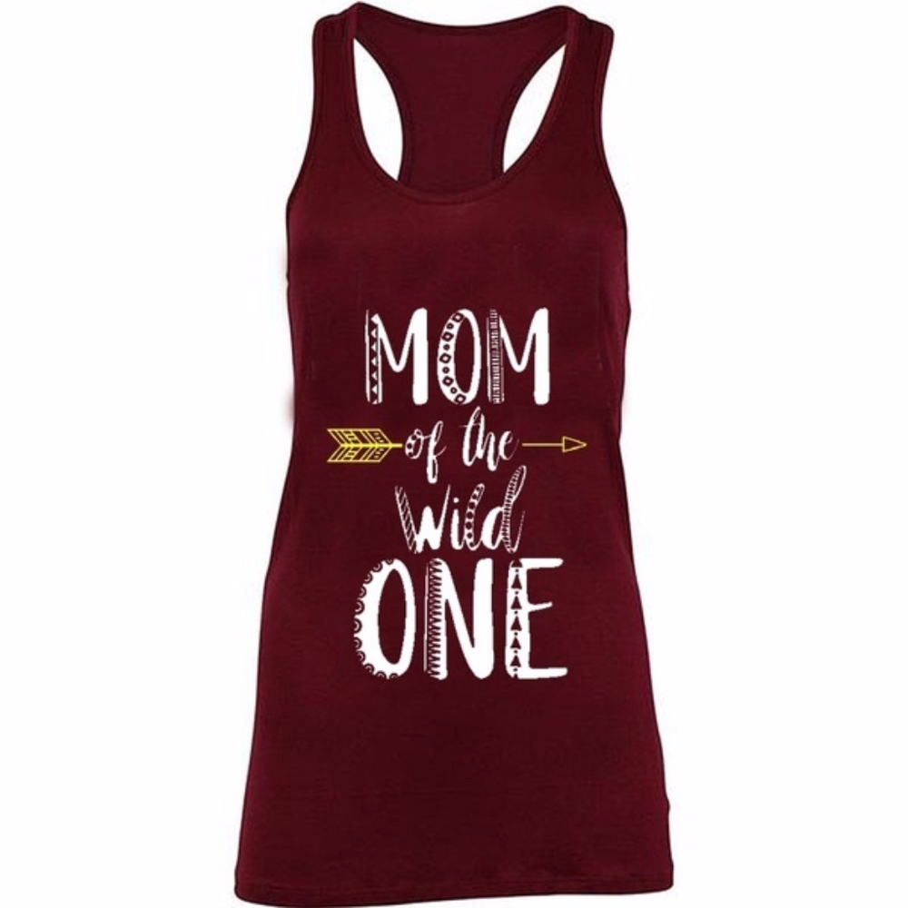 ☀️☀️$10 SALE☀️☀️ "MOM OF A WILD ONE" ALL COLORS! - Picture 1 of 8